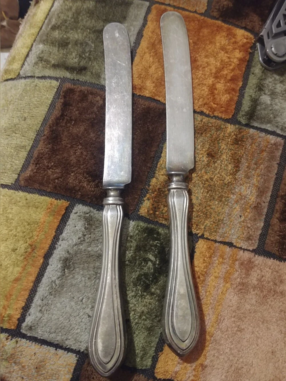 Classic Silver-Plated Dinner Knife - French Style
